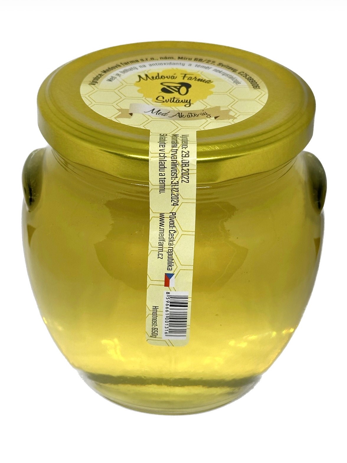 Akátový med 650g :: Medova-farma-Svitavy